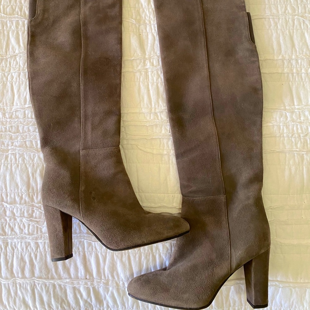 Over the Knee Suede Halogen Boots